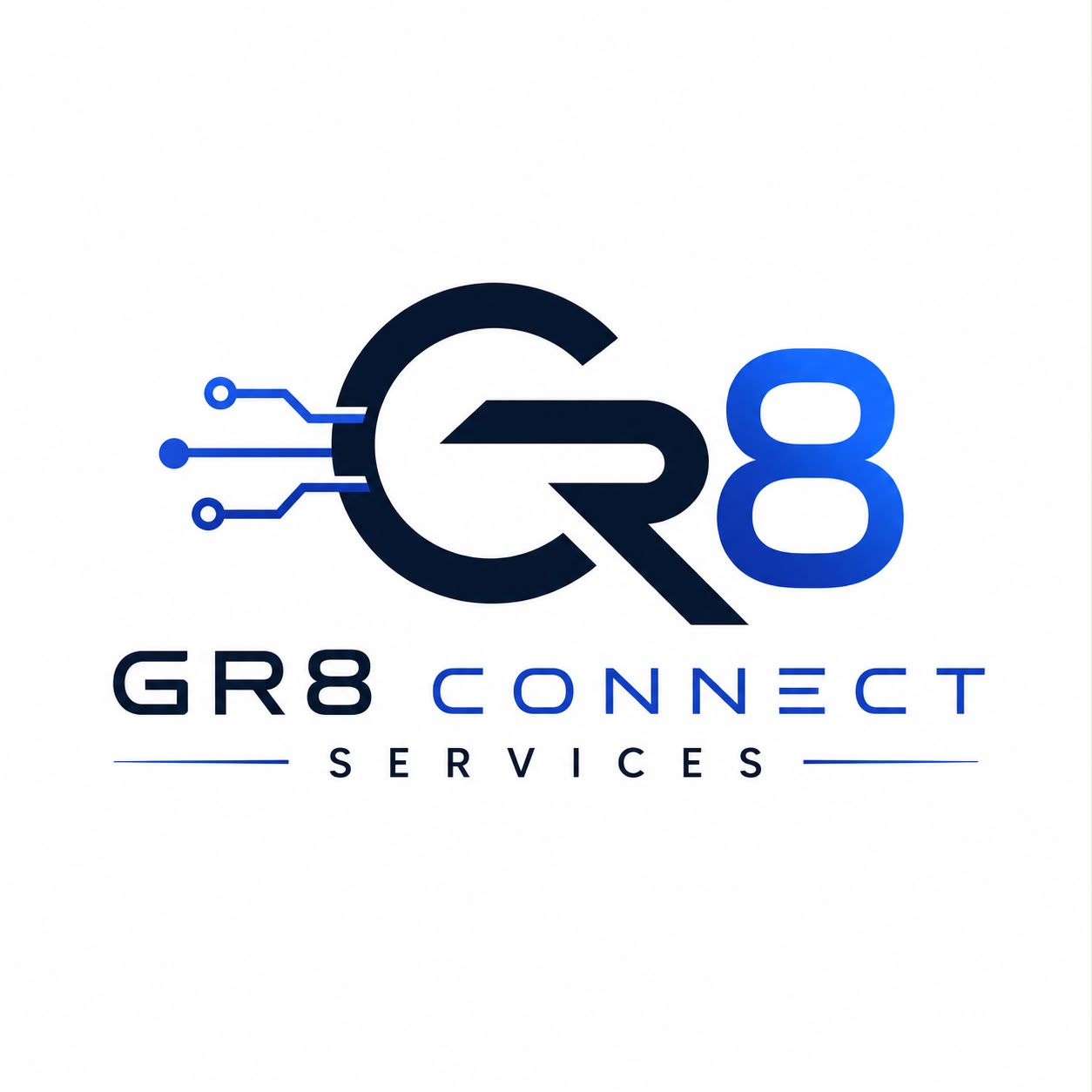 GR8 Connect Services logo, link to homepage
